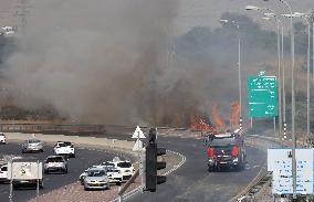 ISRAEL-MODIIN-HEAT WAVE-WILDFIRES