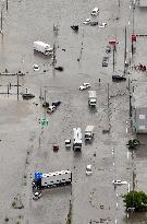 Heavy rain in Japan