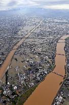 Heavy rain in Japan