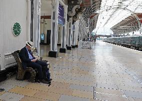 BRITAIN-LONDON-RAILWAY-STRIKE