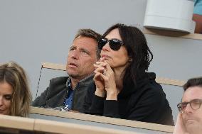 Roland Garros 2023 - Celebrities In The Stands - Day 6 NB