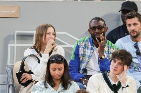 Roland Garros 2023 - Celebrities In The Stands - Day 6 NB