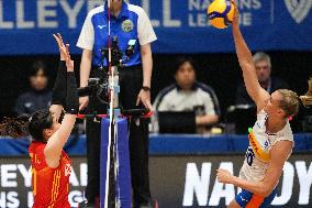 (SP)JAPAN-NAGOYA-VOLLEYBALL-NATIONS LEAGUE-WOMEN-CHN VS NED