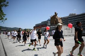 SOUTH KOREA-SEOUL-WORLD ENVIRONMENT DAY-RUNNING