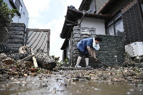 Aftermath of heavy rain in Japan