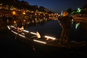 Press Visit Of The Nuit Blanche - Paris