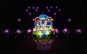 An Illuminated Pandal Was Created Over A Major River For The First Time In Sri Lanka.