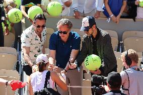 Roland Garros 2023 - Celebrities In The Stands - Day 7 NB