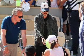 Roland Garros 2023 - Celebrities In The Stands - Day 7 NB