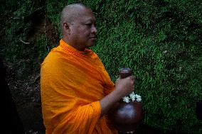 Holy Water Procession Ahead The Vesak Day