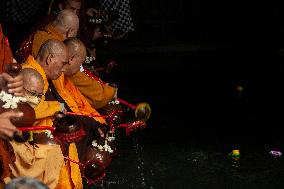 Holy Water Procession Ahead The Vesak Day