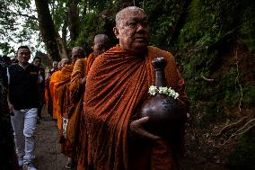 Holy Water Procession Ahead The Vesak Day