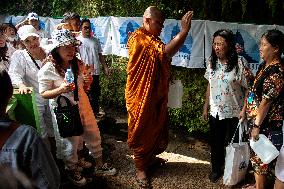 Holy Water Procession Ahead The Vesak Day