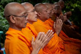 Holy Water Procession Ahead The Vesak Day