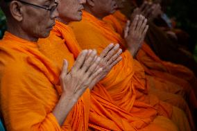 Holy Water Procession Ahead The Vesak Day