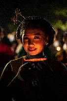 Full Moon Festival Ahead Vesak Day In Indonesia