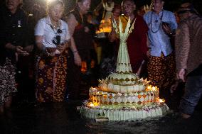 Full Moon Festival Ahead Vesak Day In Indonesia