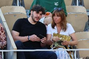 Roland Garros 2023 - Celebrities In The Stands - Day 7 NB