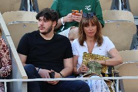 Roland Garros 2023 - Celebrities In The Stands - Day 7 NB