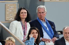 Roland Garros 2023 - Celebrities In The Stands - Day 7 NB