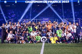 PSG celebration of the L1 championship - Paris
