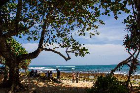 Karang Papak Beach In Garut West Java Indonesia