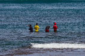 Karang Papak Beach In Garut West Java Indonesia