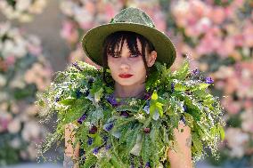 Floral Fashion Show At The Tuileries Garden - Paris