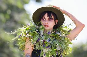 Floral Fashion Show At The Tuileries Garden - Paris