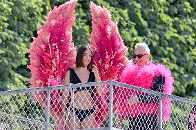 Floral Fashion Show At The Tuileries Garden - Paris