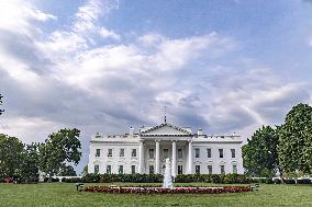 The Northern Side Of The White House In Washington DC