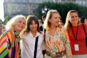 Inauguration Of Nuit Blanche Event By Anne Hidalgo - Paris