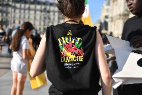 Inauguration Of Nuit Blanche Event By Anne Hidalgo - Paris