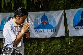 Indonesian Buddhists Celebrate The Birth Of Buddha At Borobudur Temple