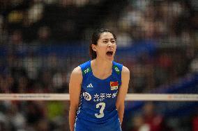 (SP)JAPAN-NAGOYA-VOLLEYBALL-NATIONS LEAGUE-WOMEN-CHN VS JPN