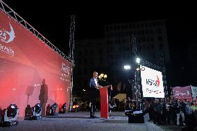 Election Campaign Of Mera25 And The Leader Yanis Varoufakis In Athens