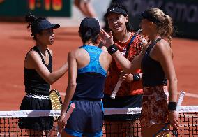 (SP)FRANCE-PARIS-TENNIS-ROLAND GARROS-FRENCH OPEN-WOMEN'S DOUBLES