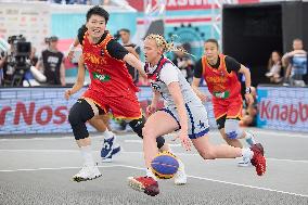 (SP)AUSTRIA-VIENNA-3X3 BASKETBALL-FIBA WORLD CUP-WOMEN-CHN VS USA