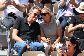 Roland Garros 2023 - Celebrities In The Stands - Day 8 NB