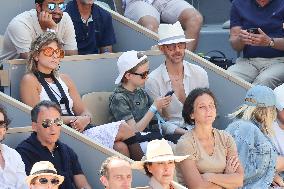 Roland Garros 2023 - Celebrities In The Stands - Day 8 NB