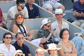 Roland Garros 2023 - Celebrities In The Stands - Day 8 NB