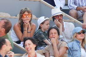 Roland Garros 2023 - Celebrities In The Stands - Day 8 NB