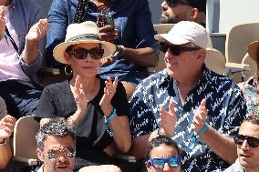 Roland Garros 2023 - Celebrities In The Stands - Day 8 NB