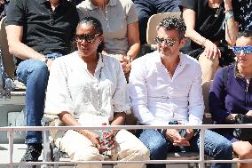 Roland Garros 2023 - Celebrities In The Stands - Day 8 NB