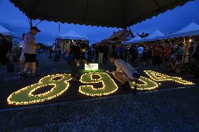 Taiwan: Vigil For 34th Anniversary Of Tiananmen Massacre In China