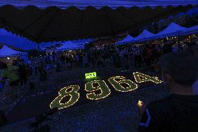 Taiwan: Vigil For 34th Anniversary Of Tiananmen Massacre In China