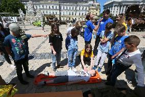 Ukraine Marks The Day Of Remembrance Of Children Who Died As A Result Of The Armed Aggression Of Russia Against Ukraine