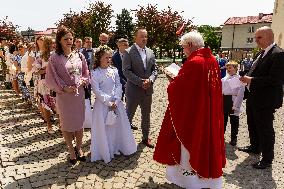 First Communion In Poland