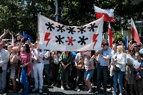 Pro-democratic March In Warsaw Gathered Up To 500k Participants