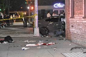 Four People Struck By Vehicle; One Person Killed In Manhattan, New York
